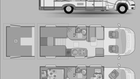 Coral  – 4 berth Fiat semi-integrated from 2006