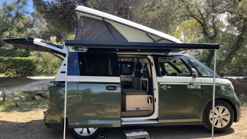 e-ventje – Camping-car électrique VW 2 places à partir de 2025 (ID Buzz Pro 210 kW) 
