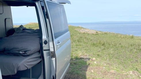 Silver van  – Hire silver van a cool Vw camper from edinburgh airport 