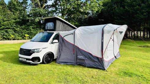 4 berth Volkswagen Transporter campervan from 2020