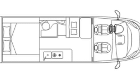 New luxurious Campervan with XL bed Laika Kosmo 6.4