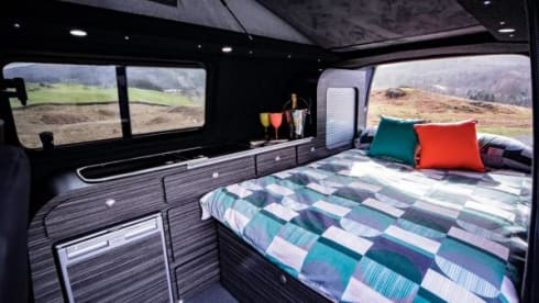 Grey VW Camper – Lake Windermere Luxury heated campervan 
