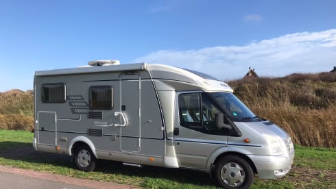 2 person Hymer with length beds