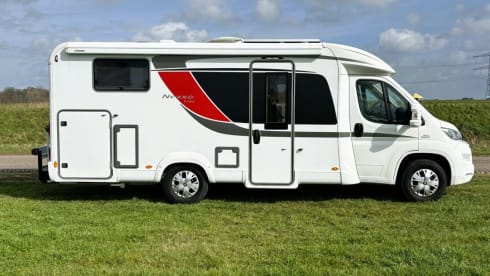 Fijne Bürstner voor 2 personen