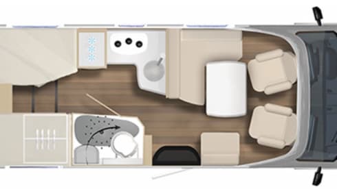 RV – 4p Bürstner semi-intégré à partir de 2026
