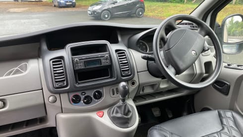 4 berth Renault campervan 2014