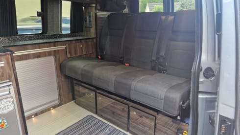 4 berth Volkswagen campervan from 2017