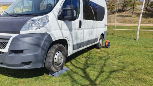 QPO "Zo wijd de wereld strekt"        " – Reliable and well-maintained bus camper.
