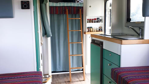 Volkswagen T4 Karmann Camper with round seat