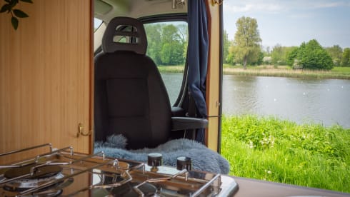 Two-person Citroen self-build camper