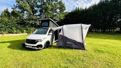 4 berth Volkswagen Transporter campervan from 2020