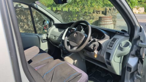 Solar, Fridge, etc. - 2 berth Vauxhall Vivaro Campervan 2014