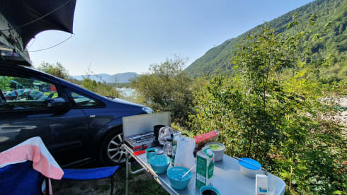 DTBD 140S roof tent + Opel Zafira