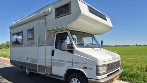 Campertje – 5p Fiat Dethleffs Golbetrotter Alcove from 1995