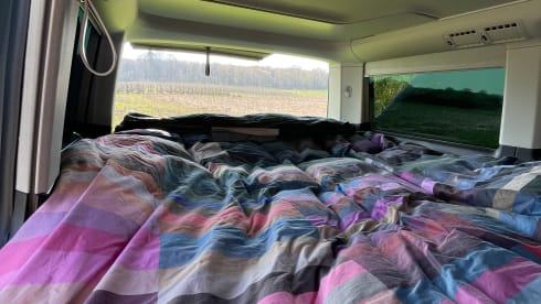 Wielen_huisje – 4p Volkswagen campervan uit 2015
