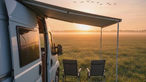 Ragnar – Citroën Jumper, Ihr komfortabler Reisecamper mit geräumigen Querbetten