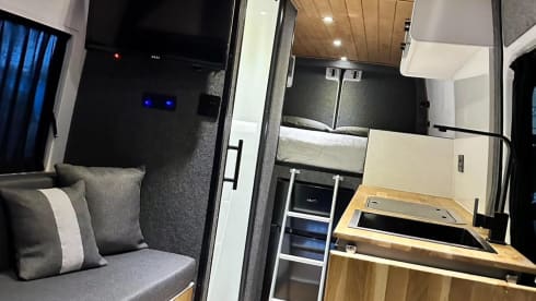 3 berth professionally converted high spec camper.