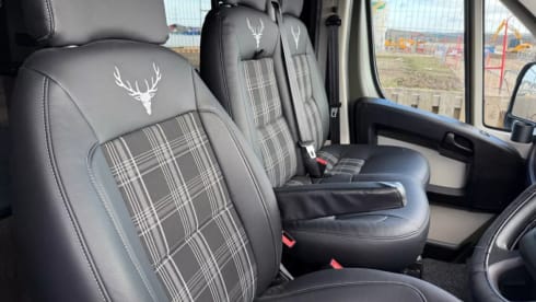 Big Tony – 5 berth Peugeot boxer campervan. Brand New off grid conversion