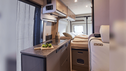 4 berth Bürstner bus from 2026