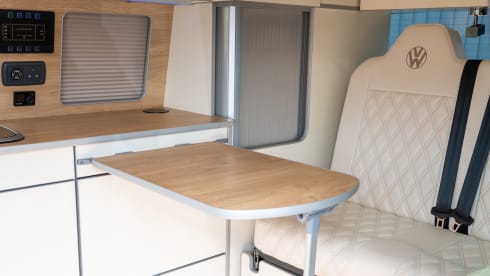 Grey VW - 4 Berth Volkswagen Campervan from 2024