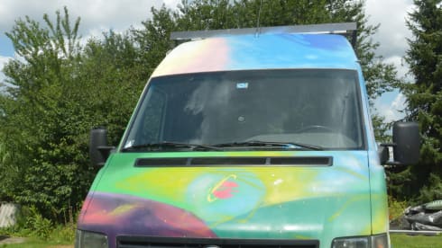 Out and about in a comfortable work of art!
