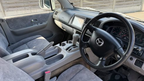 4 berth Mazda campervan from 2017