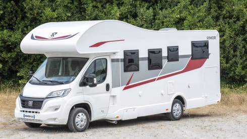 spacious family campers, year 2022 + 2019, 5-person family campers