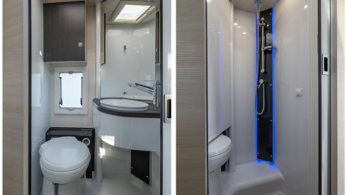 Chausson 3 – beautiful family camper, 5 persons with automatic transmission, built in 2024