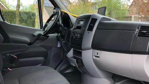 Extra spacious and luxurious Mercedes Sprinter camper van