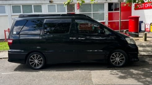 4 berth Toyota campervan from 2008