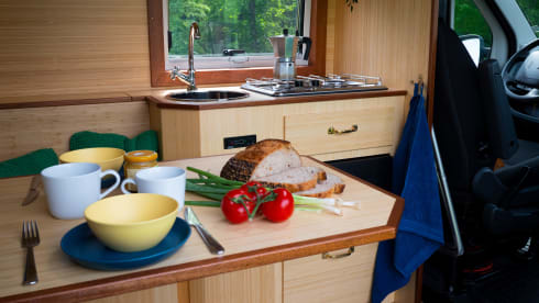 Two-person Citroen self-build camper