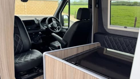 4 berth Mercedes-Benz campervan from 2019