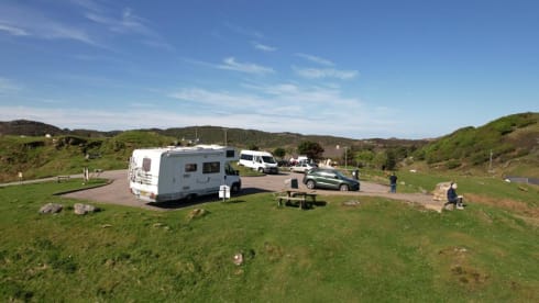 Big Bertha – Sea Newlife, Edinburgh (Fiat Ducato) sleeps upto 7, 5 is super comfortable
