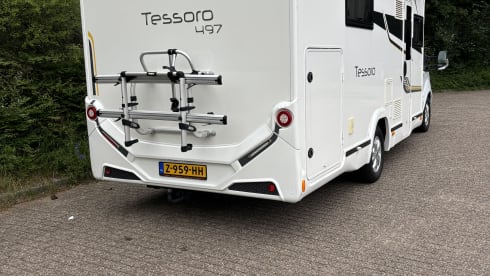 Benimar Tessoro 497 bj:2020  – 4p Benimar Tessoro 497 semi-integrated from 2020 AIRCO in NEW CONDITION!