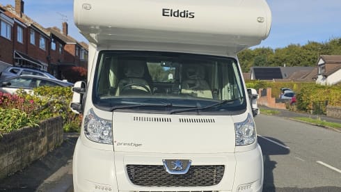 Elddis Prestige Motorhome 4 Berth Overcab Bed U-Shaped Lounge