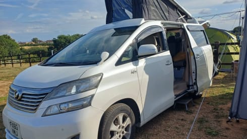 Inkling – 2012  Toyota Alphard (automatic) 4 berth campervan converted May 2024