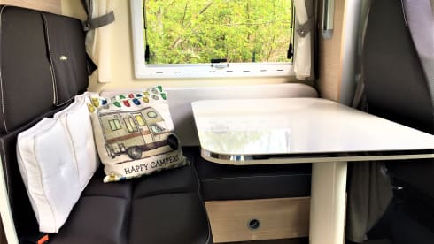 Luxury motorhome with length beds