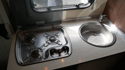Burstner Argos 6 sleeps 6 seats.