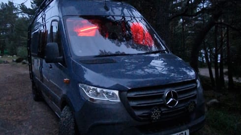 3 berth MWB Mercedes Sprinter from 2018