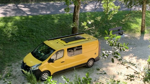 KIWI GOLD (6) – Renault Trafic Eco bus camper completely self-sufficient