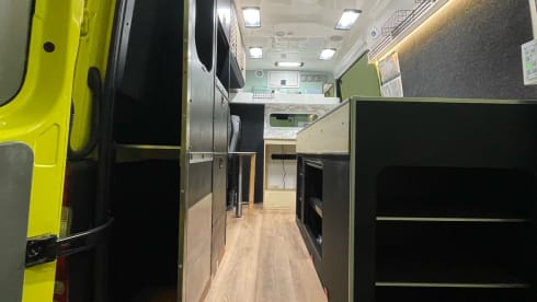 Yellowtrack  – Powerful Mercedes campervan – freedom, comfort and adventure for two!