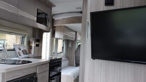 Saltburn motorhome hire  – 6 berth Fiat bus from 2021