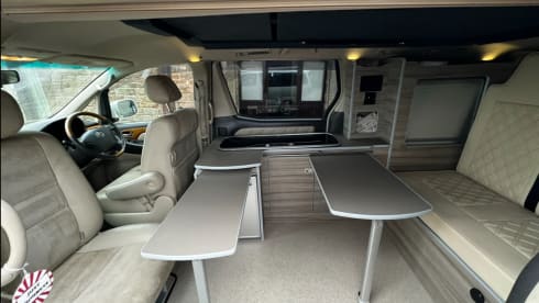The Borderless Reiver – 3 (+ 1 small child) berth Toyota campervan from 2007