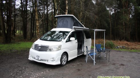 Skye – 4 berth ULEZ Compliant automatic Toyota campervan 