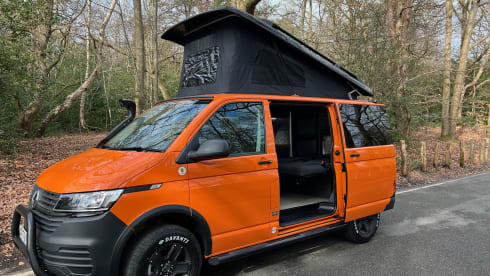 (VW004) 2023 VW T6 'Rebellion' Camper Van - sleeps 2 adults plus 2 children