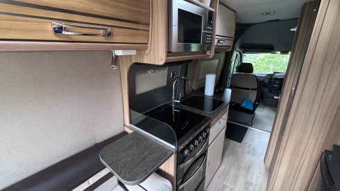 Hamish – 2 berth large campervan 2015 based on Mercedes Sprinter van