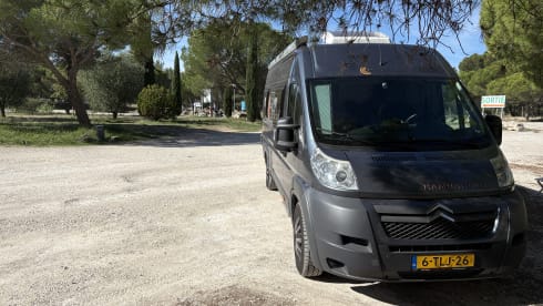 Bus camper with single length beds from 2014