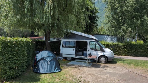 Ford Nugget Westfalia mit Aufstelldach