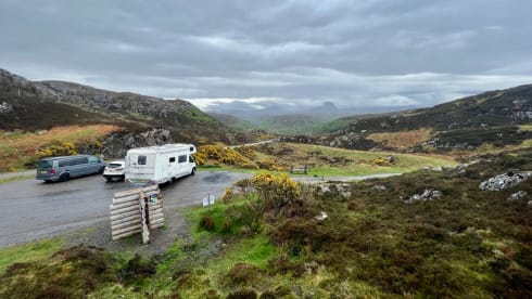 Big Bertha – Sea Newlife, Edinburgh (Fiat Ducato) sleeps upto 7, 5 is super comfortable