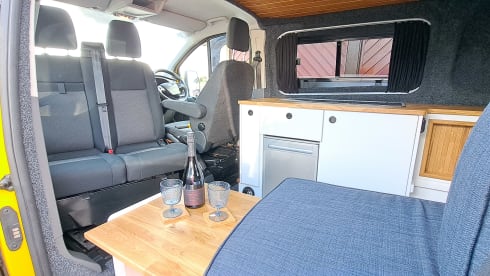 "Moira" - Your 2 Berth Dreamy Yellow Camper!  *INSURANCE INCLUDED* 